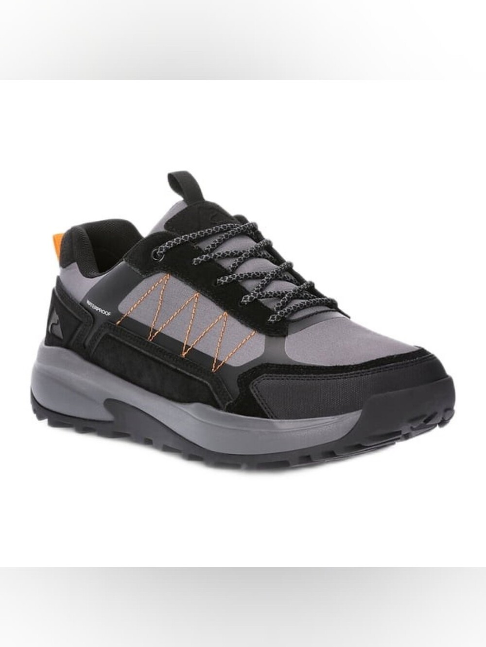 NWT Men's Waterproof Hiking Shoes (Black/Grey) - Ozark Trail